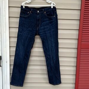 Levi’s 505 mens dark wash jeans